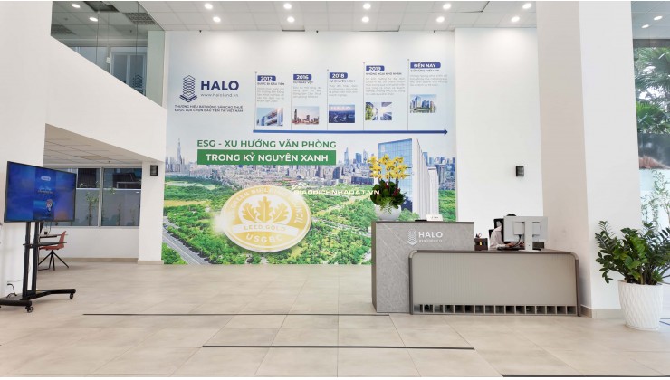 Cho thuê văn phòng hạng B+ Halo Building Signature 257 Điện Biên Phủ-Quận 3